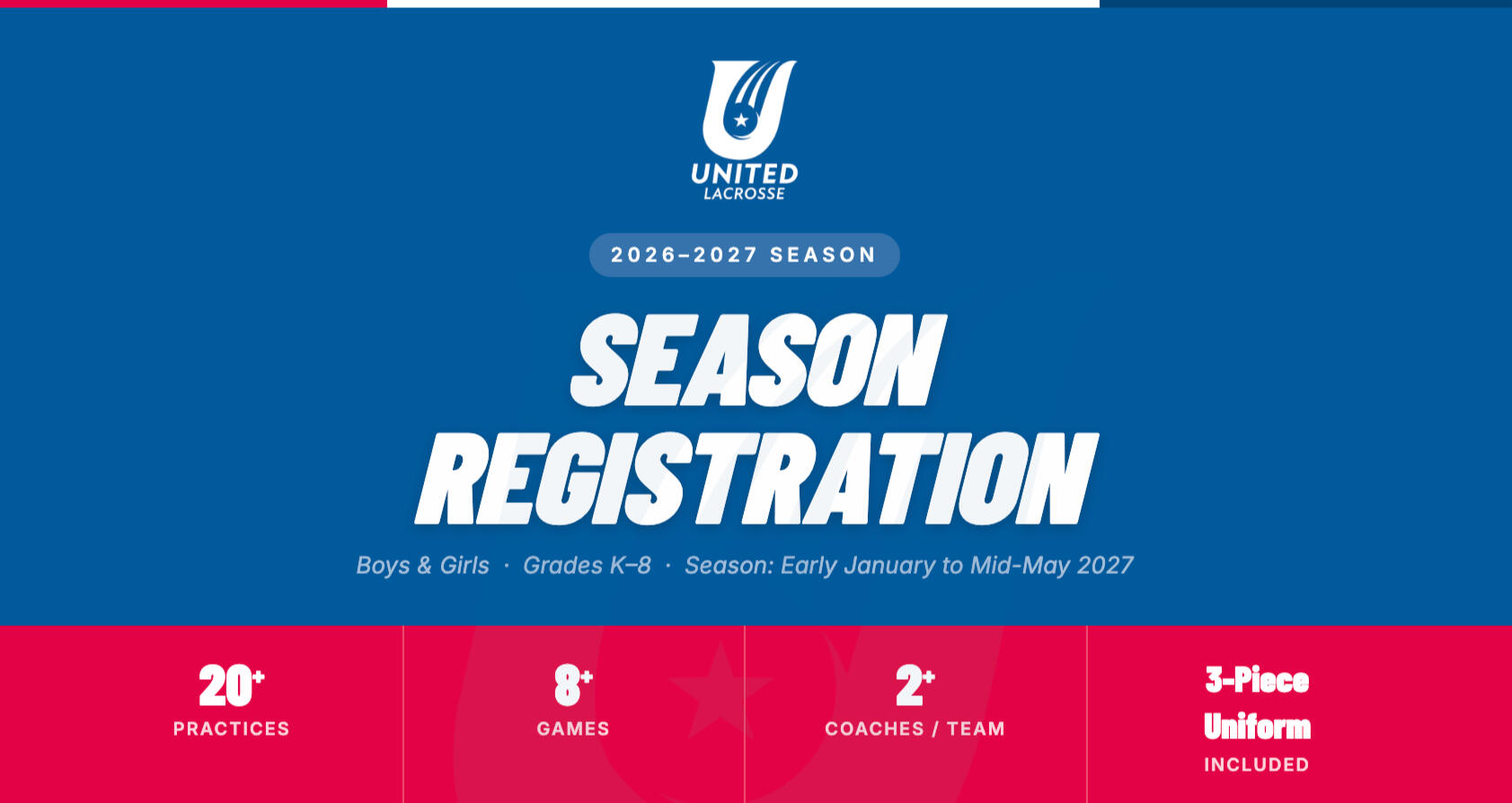 United 2027 Season Registration Page Link to the United 2027 season registration page